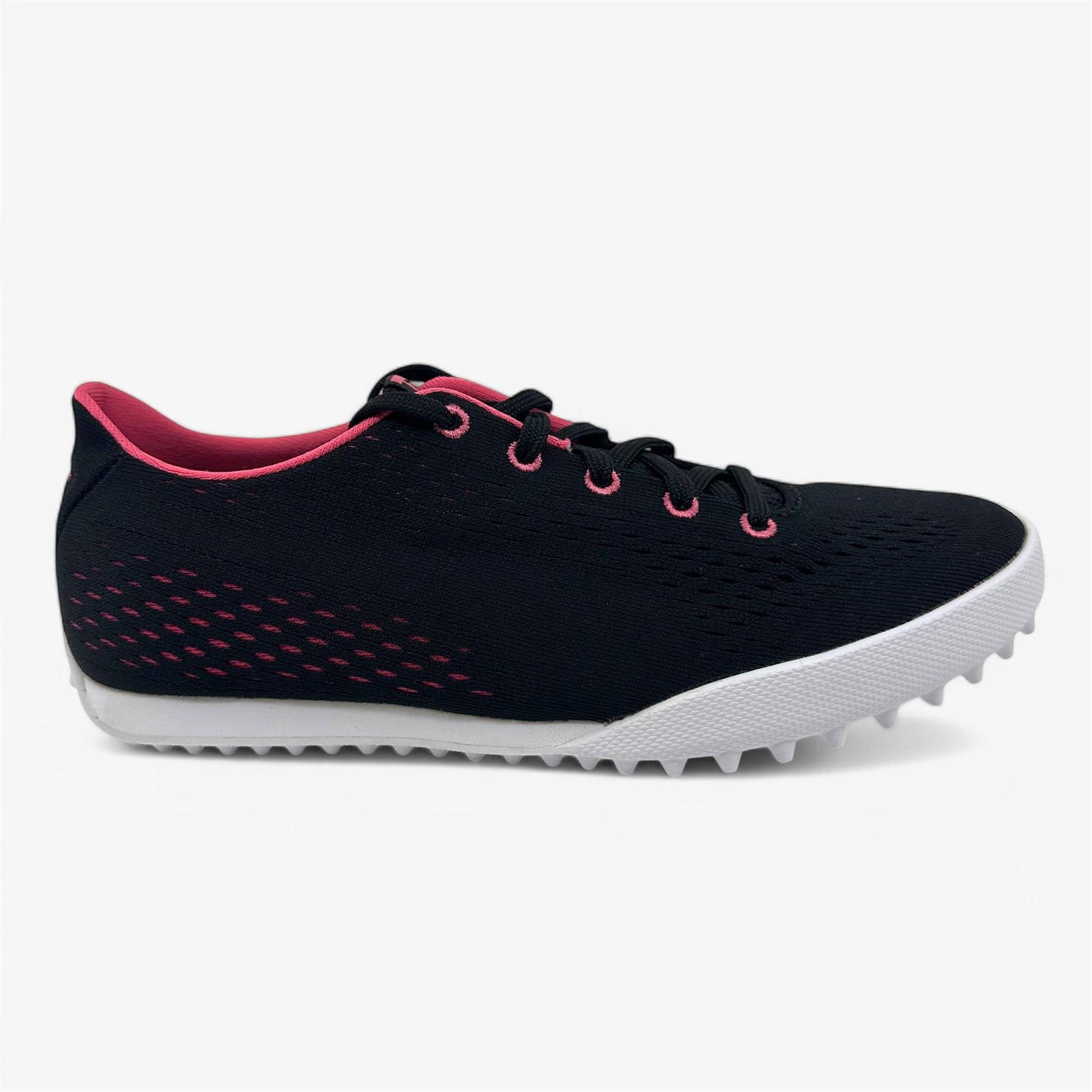 PUMA Monolite CAT Black Pink Womens Size 6.5 Spikeless Golf 
