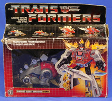 TRANSFORMERS G1 DINOBOT SNARL COMPLETE W BOX & PAPERWORK VINTAGE HASBRO 1985