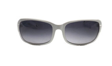 Women's Vintage 2000s Sunglasses White Plastic SISLEY SLY 638 Gradient