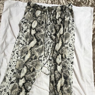 Texas True Threads Snake Skin Print Multicolor Stretch Women's Fashion Joggers
