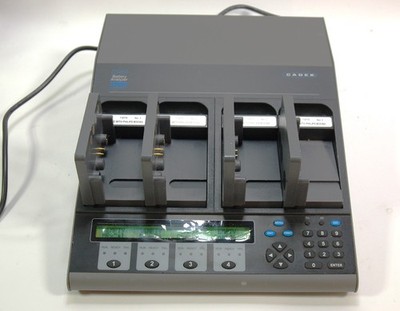 Cadex C7400 Battery Analyzer W/ Adaptors for Philips M3538A  7-9770