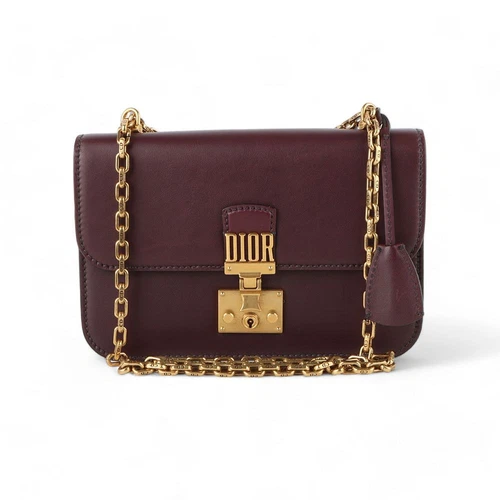 Sac bandoulière à rabat chaîne veau Dior Addict 32682 82557189
