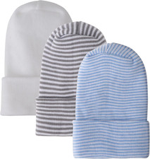 Gorro Recien Nacido Hospital Lazo Grande Suave Lindo Beanie Nudo 1 Pack