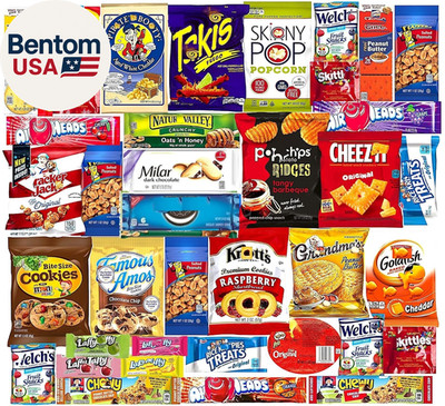 Ultimate Variety Sampler Care Package (40 Count) - Easter Treats Gift Basket Adu