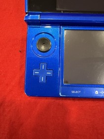 Nintendo 3DS Cobalt Blue Handheld System CTR-001 US NTSC Version, Working