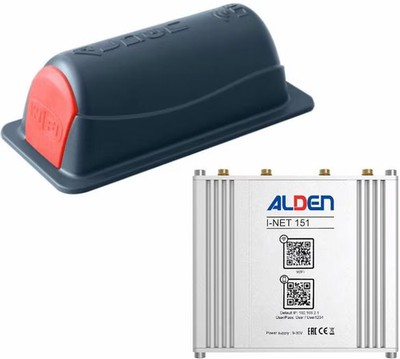 Alden Pack-INET-4G/WIFI-Router-Set, inkl. Dachantenne, bis 300 Mbps, grau
