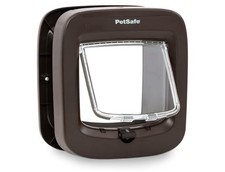 Petsafe,Microchip Activated Cat Flap,Exclusive Entry,Easy Install,4 Way Ma Brown