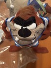 Looney Tunes Space Jam Taz Tasmanian Devil 1996 Vintage Plush Toy 7" NWT — photo 2