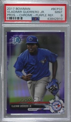 2017 Bowman Chrome Prospects Purple Refractor 61/250 Vladimir Guerrero Jr 03rx