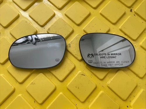 Pair Heated Rearview Mirror Glass for Dodge Challenger 2008-2022 68048447AA