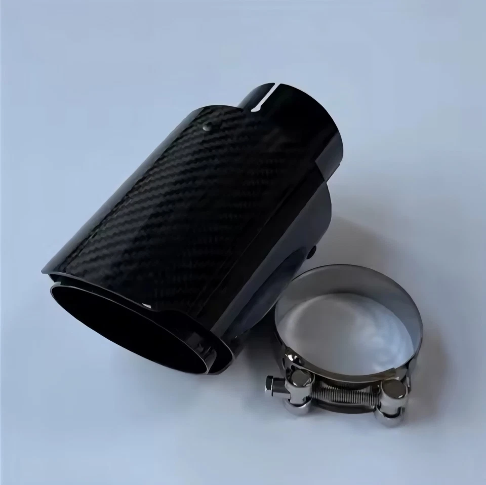 Codolino Terminale di scarico Akrapovic Carbonio Lucido IN 48-86mm OUT 76/114MM - Immagine 3 di 4