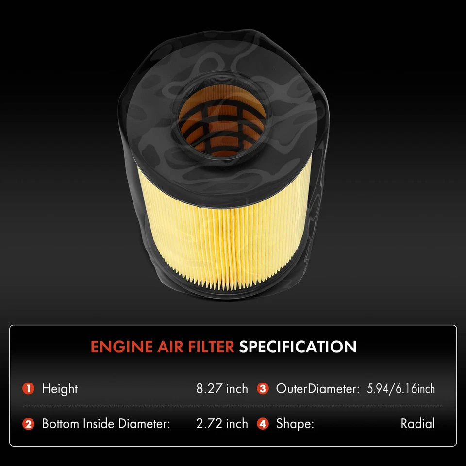 发动机和活性炭舱空气过滤器适用于福特 Escape 13 - 19 Focus Lincoln — 第 2/4 张图片