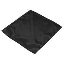 Men's Hanky Plain Color Wedding Party Square Hankerchief Black U9Y37268
