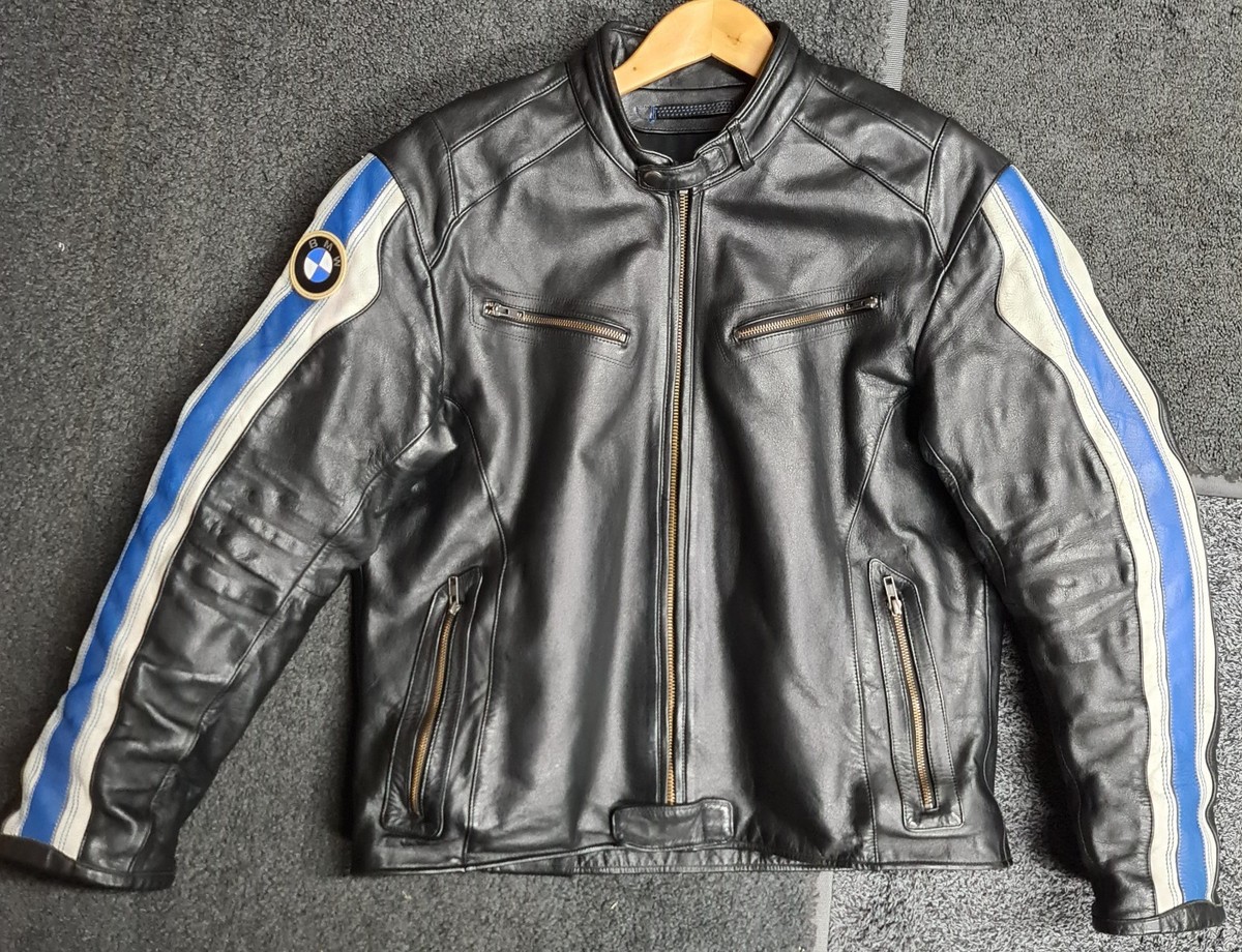 BMW Motorrad Club Leather Jacket Size : XL | eBay UK