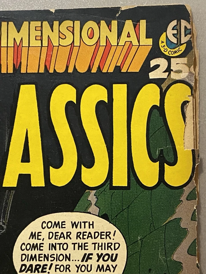 Three Dimensional EC Classics #1 Pre Code Horror Golden Age No Glasses - Image 3 of 4