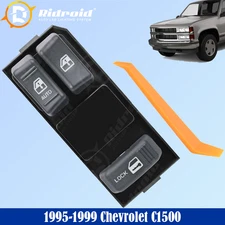 Power Window & Door Lock Switch Left LH Front for GMC Chevy 1500 Pickup Truck