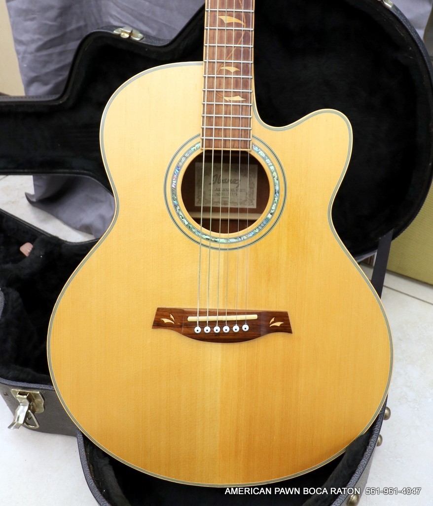 Ibanez AEL50SERLV1201 Acoustic-Electric Guitar with Hardshell Case