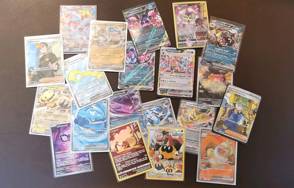 TOP! 10 EX,V,Full-Art Pokemon Karten. Für Sammler, Spieler. Deutsch neuwertig NM