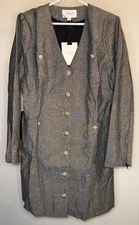 Pomander Place Tuckernuck Tweed Keira Dress In Coventry Metallic - Size XL