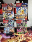 Pokemon Obsidian Flames Shrouded Fable Surging Sparks Stellar Booster Bundle X 4
