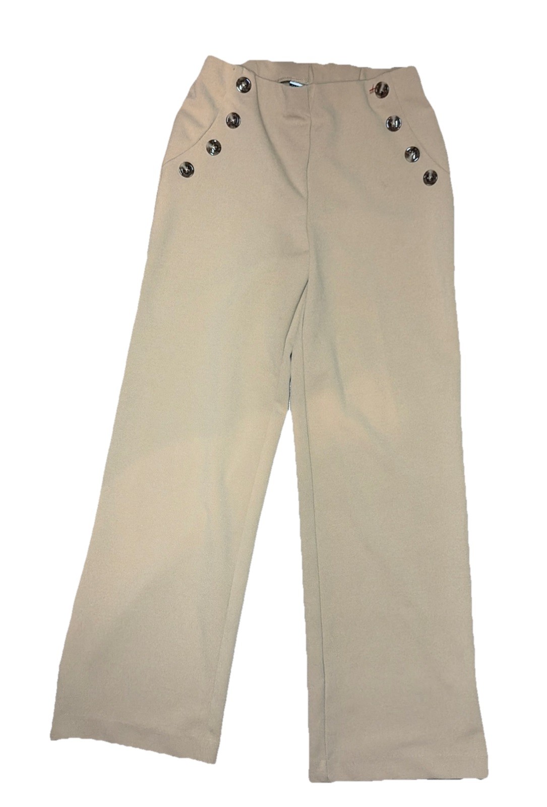 Jules & Leopold Womens Pants Tan  Size XS Dress Pant Wide Leg 100% Polyester