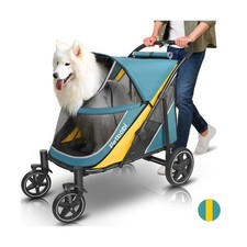 Petbobi Dog Stroller for Large Medium Dogs - Easy Fold Dual Entry... Fast Ship