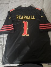  49ers Ricky Pearsall # Black Rivalries Jersey 2025 Nike On-Field Size 2xl