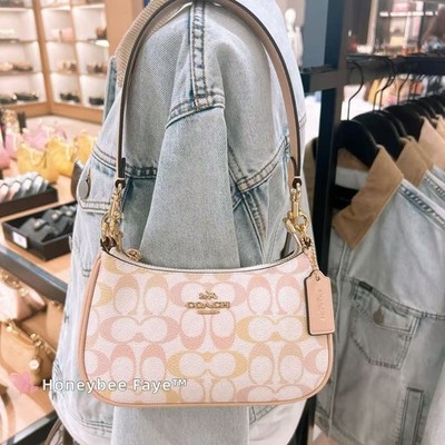 NWT Coach Teri Mini Crossbody Bag In Pretty Signature Canvas CDW52