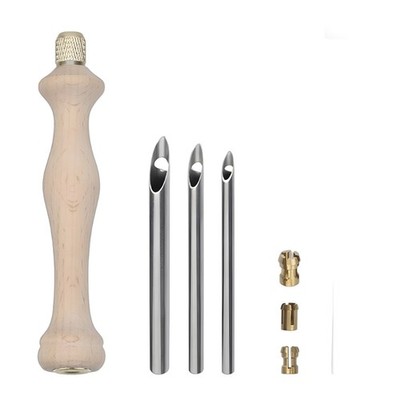 Adjustable Punch Needle Embroidery Pen with Handle Needlework Tool