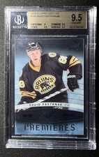 2014-15 Upper Deck Ice Premieres #159 David Pastrnak BGS 9.5 /99  Boston Bruins