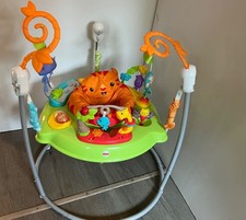 Fisher-Price Roaring Lion Jumperoo Baby Jumper Bouncer Toys Lights Sounds.