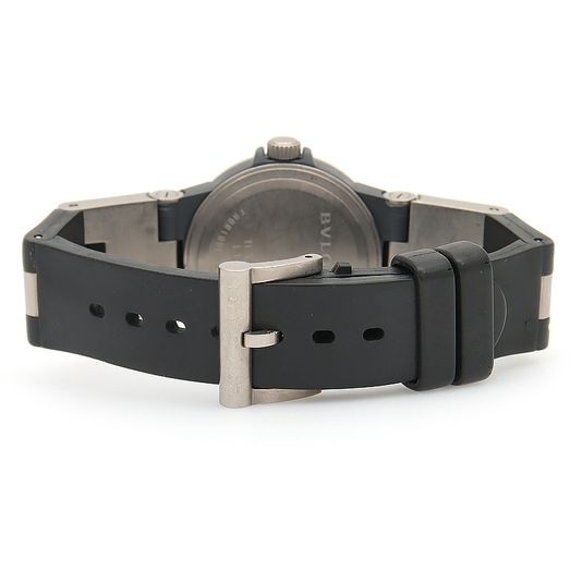 Bvlgari Diagono Titanium Watch TI32TA Swiss Quartz Timepiece