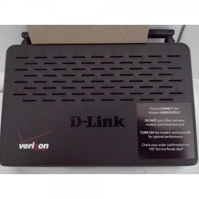 D-Link DSL-2750B DSL Wireless N ADSL2+ Modem Router Verizon