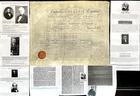 CIVIL WAR LIBBY PRISON OFFICER 1st MN PRESIDENT COLUMBIA KING DOCUMENT SIGNED ++