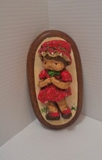 1 of a kind Vintage Strawberry Shortcake Handmade 3D Effect Wood Plaque Wall Art