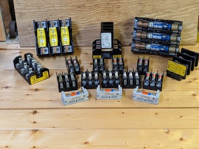 Fuse Block Lot Allen Bradley Bussmann Littelfuse Mersen Class J Class T