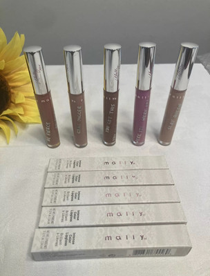 (Lot Of 5) Mally- Intense Color Lipgloss 0.12 oz / 3.4 ml
