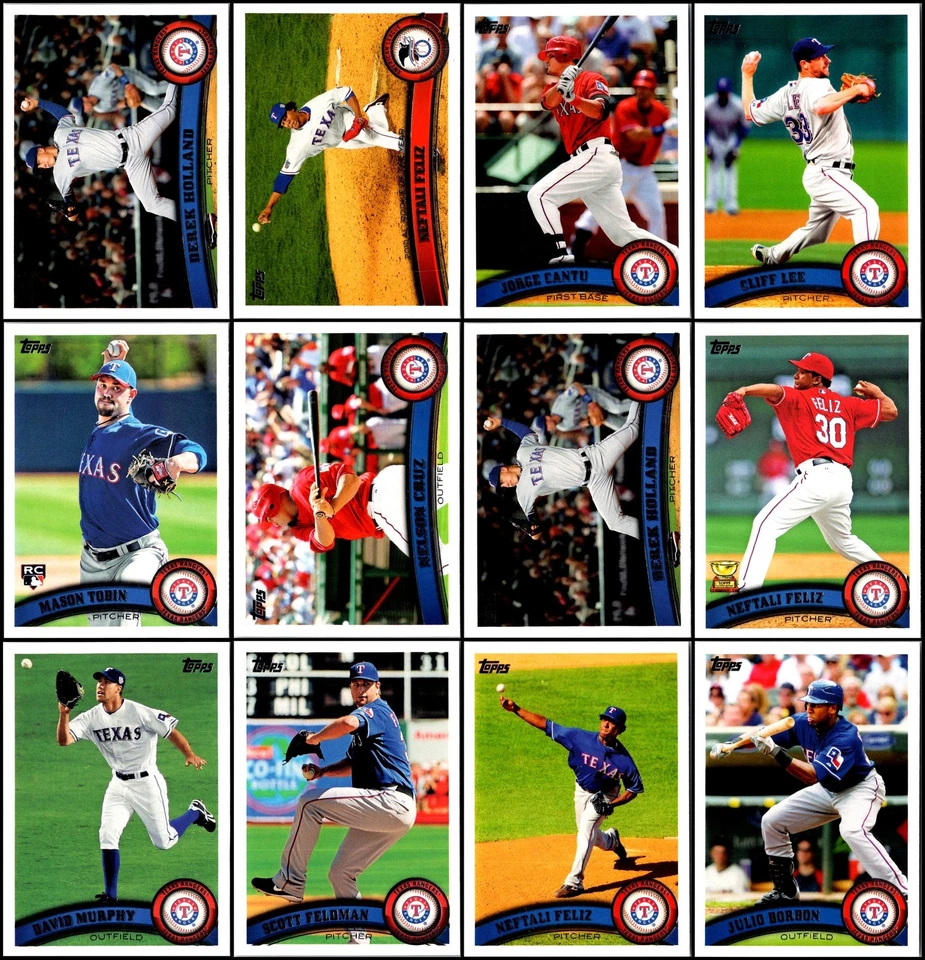 Lote de cartas 2011 Topps Texas Rangers (51) - EXCLUSIVO - ESTEJA ENTRE OS PRIMEIROS A OVER... - Imagem 3 de 4
