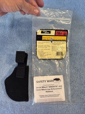 UNCLE MIKE'S OFF-DUTY AND CONCEALMENT ITP HOLSTER (BLACK, SIZE 10, LEFT HAND)