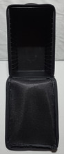 CD case Holds 15 CDs Black with zipper closure Travel Pocket