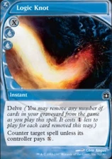 MTG Logic Knot - Foil, Future Sight, Heavily Played, English
