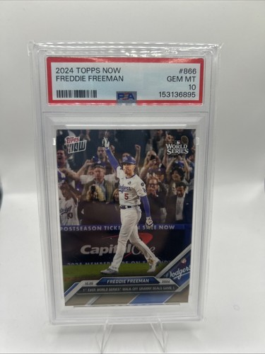 Freddie Freeman #866 2024 Topps Now card