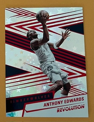Anthony Edwards 2024-25 Panini Revolution #40 Red Astro /299 Timberwolves