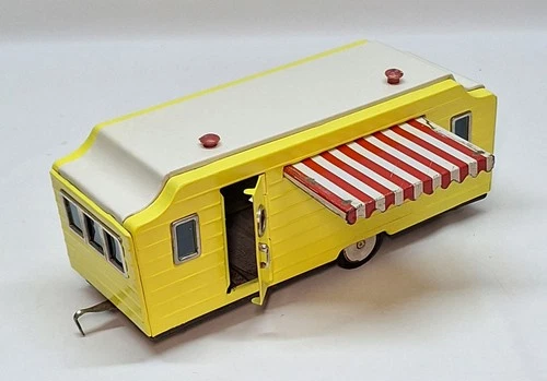 1950s HOUSE TRAILER 🆒️👀 MOBILE HOME • HOUSE VAN TinLitho Friction BANDAI Japan