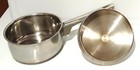 Used, Unbranded Set, 1-quart, 6-inch diameter, Stainless Steel Saucepan with Lid — photo 2