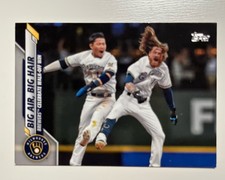 Topps 2020 Big Air Big Hair Milwaukee Brewers Hiura Gamel Card #72
