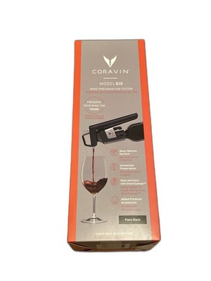 Coravin Model Six Wine Preservation System Brand New Sealed