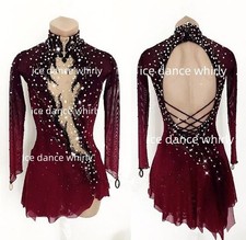 New Girls Kids Ice Figure Skating Dress Figure Skating Dress for Competition