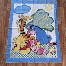 Vintage Pooh And Friends Tigger Piglet Eeyore Roo Clouds Panel Springs Industrie