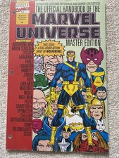 OFFICIAL HANDBOOK OF THE MARVEL UNIVERSE : MASTER EDITION #16 1992 NM